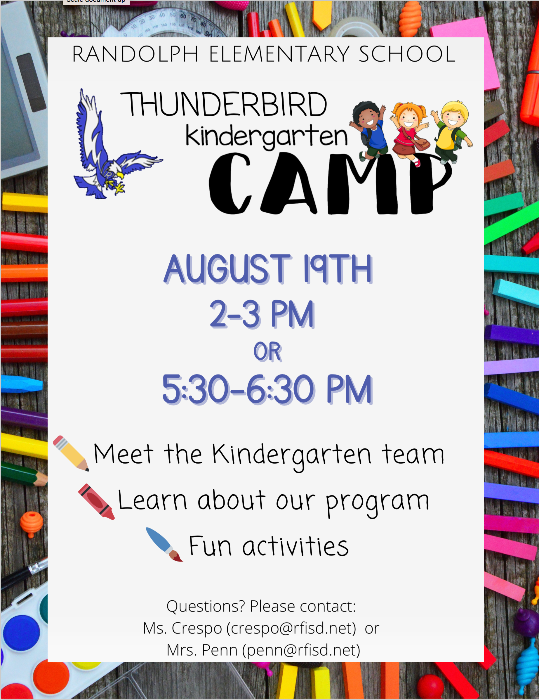Thunderbird Kinder Camp